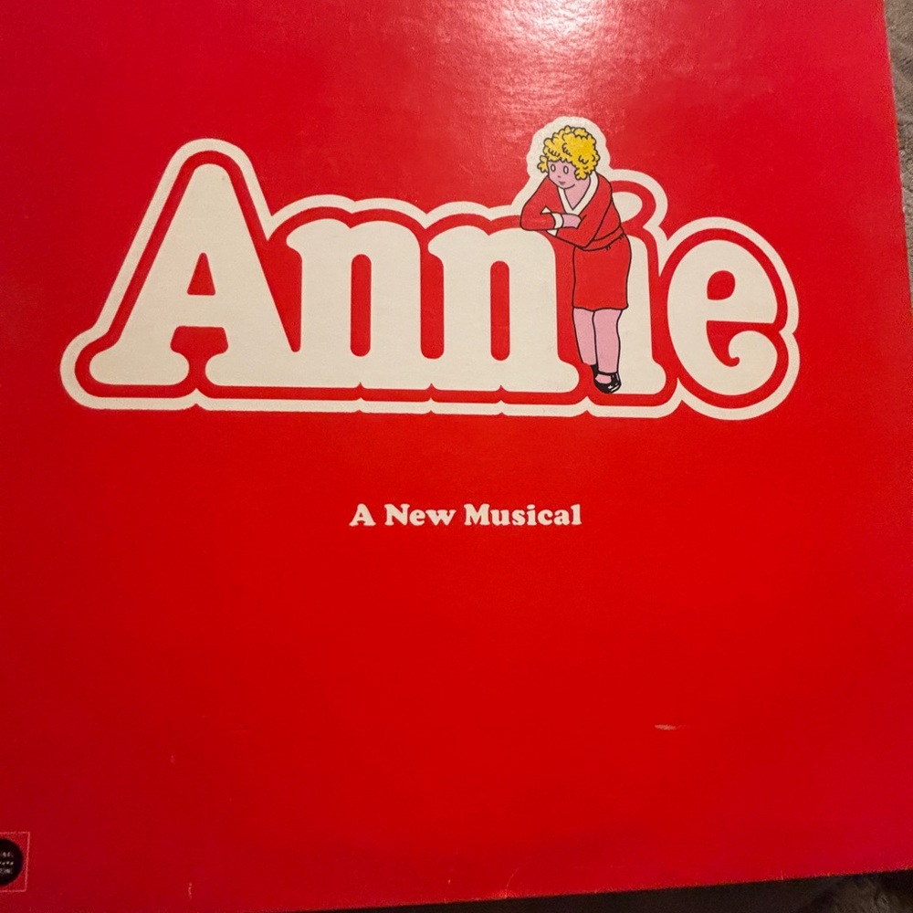 Annie A New Musical LP Vinyl Record 1977